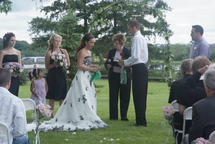 Peggy Wright's album, Aliyha at Amber and Brent's Wedding
