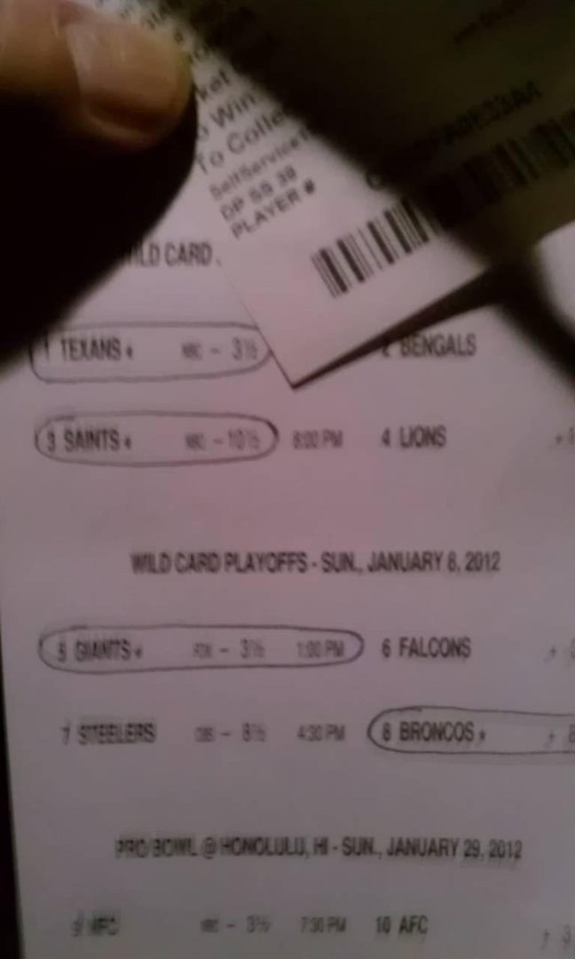 Michael Nye's album, ticket