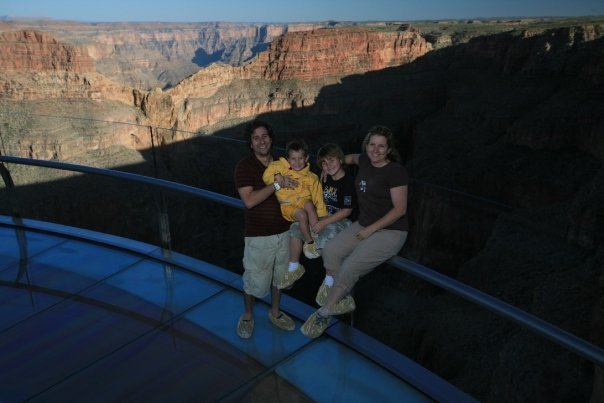 Fran Balderrama's album, Family at Grand Canyon