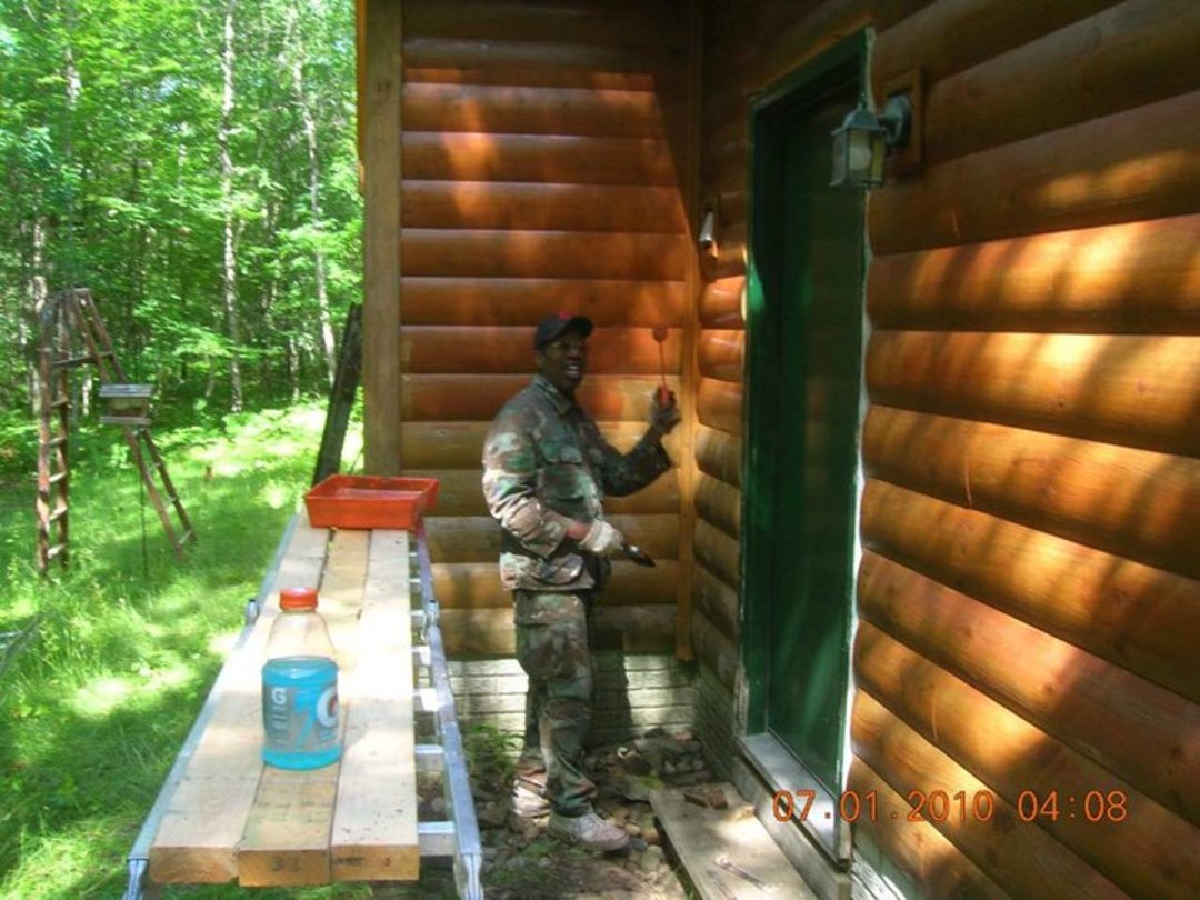 Kathy Mitten's album, Cabin Before and After