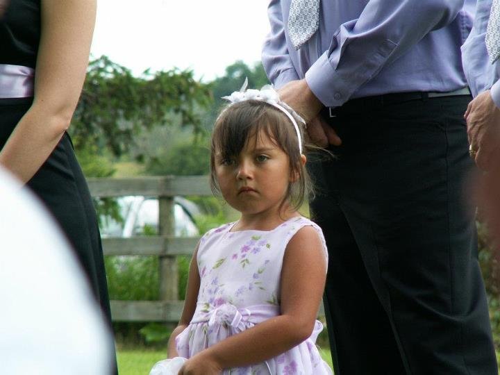 Peggy Wright's album, Aliyha at Amber and Brent's Wedding