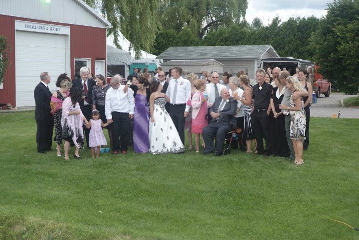Peggy Wright's album, Aliyha at Amber and Brent's Wedding
