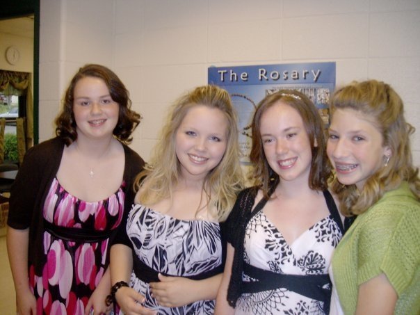 Tracy Mewborne's album, Barbra's 8th grade graduation