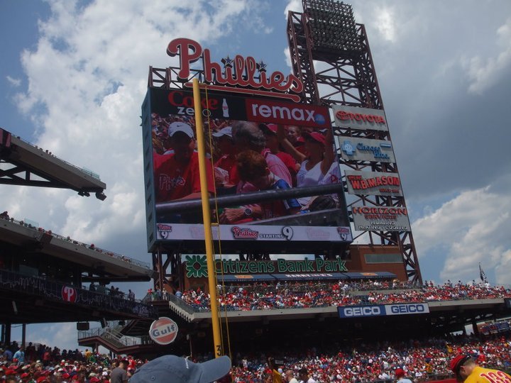 Fred Warder's album, phillies game with my granddaughter caitlin-phils won 6/5