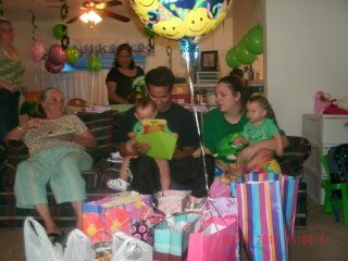 Joe-Carol Burchell's album, saffiera and athena's 1st b-day