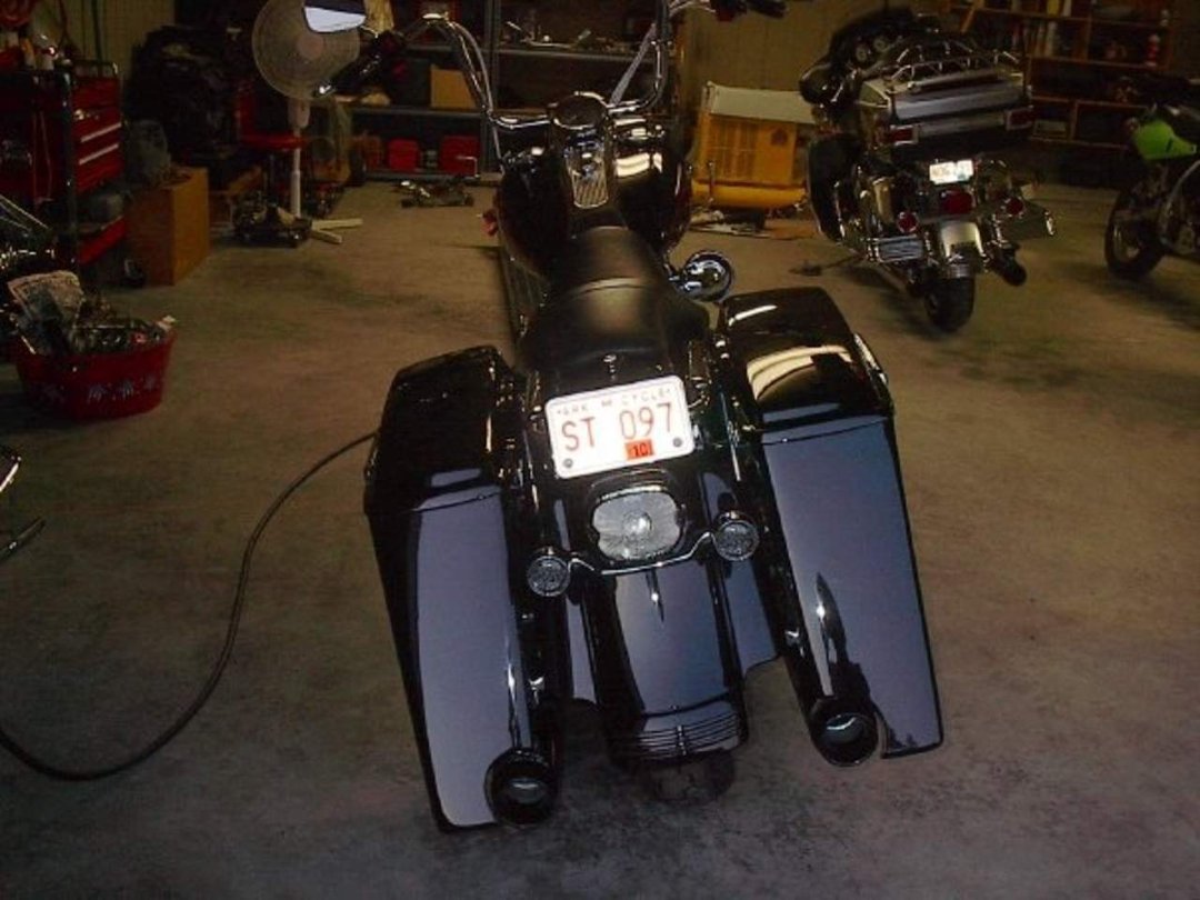 Bill Weaver's album, Cop Bike build