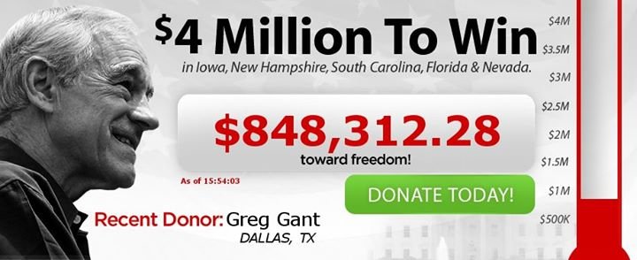 Greg Gant's album, Ron Paul 2012.