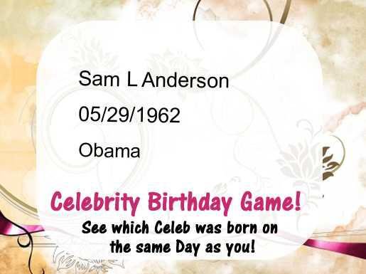 Sam Anderson's album, birth
