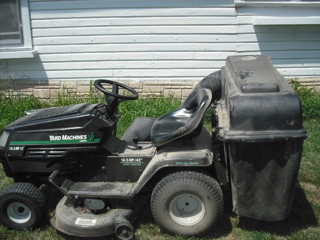 John H Webb's album, John Webb's used lawn mower