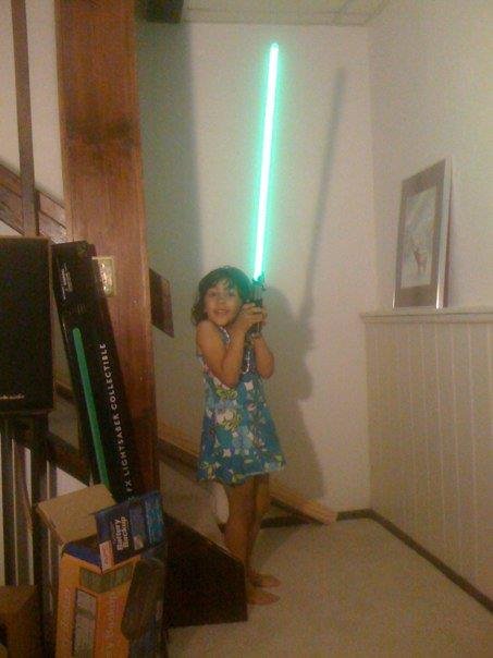 Ken Johnson's album, My Niece Playing With Her Light Saber