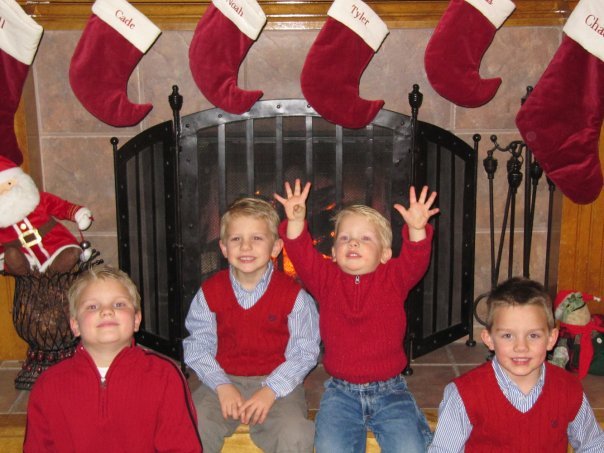 Chad Conover's album, 4 boys at Christmas 2009