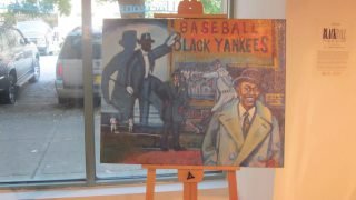 Donald Anderson's album, BlackBall at the Leroy Neiman Gallery New York