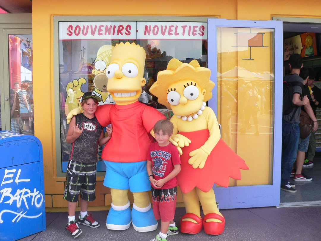 Devon Merritt's album, Disney land & Universal studios