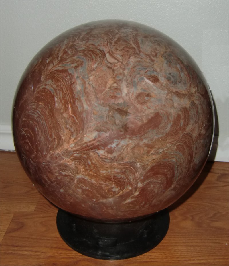 Royce Anthon's album, March 23, 2011 AGATE-12 INCH-SPHERE-80-LBS
