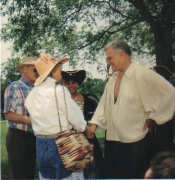 Debra Walsh's album, Charlton Heston