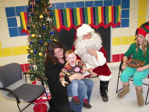 Susan Kaley's album, Grandkids Meet Santa