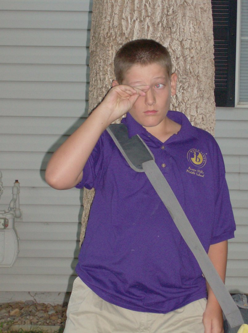 Milli Brooks' album, first day of Middle School