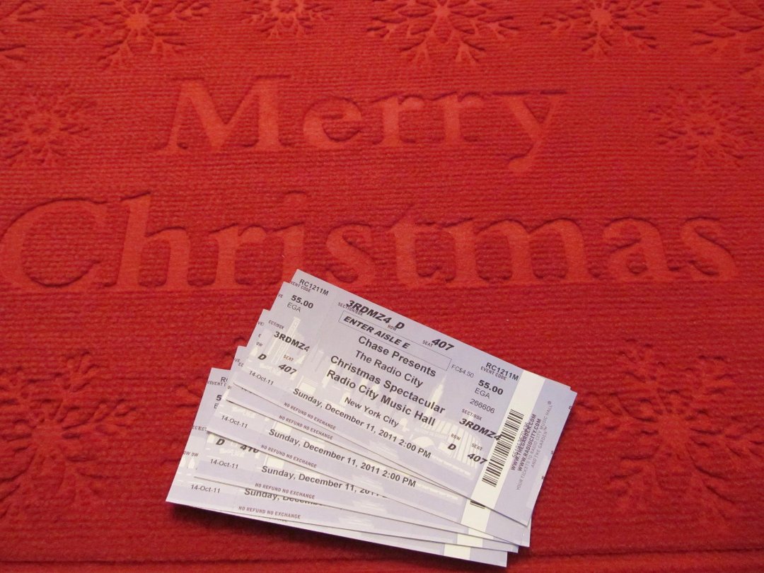 Janet Wickham's album, Radio City Christmas Show Tickets