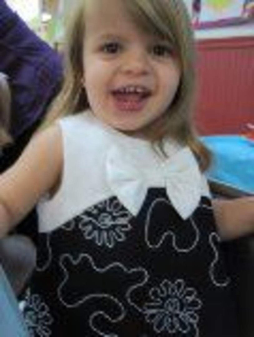 Nancy Pitney's album, Genna in her Easter Outfit from Nana