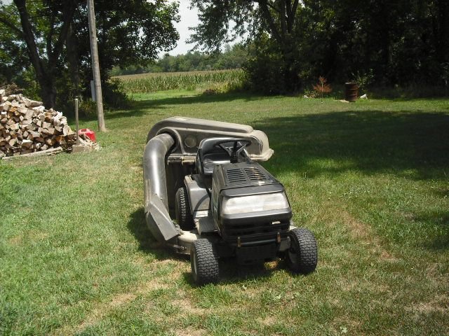 John H Webb's album, John Webb's used lawn mower