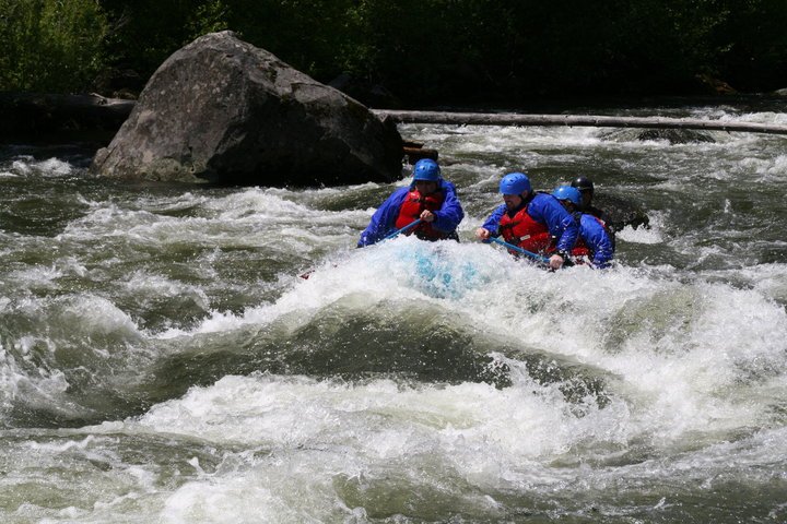 Mike Reed's album, white water trip on klickitat river