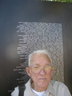 John Rushing's album, the traveling vietnam memorial wall