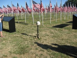 John Rushing's album, the traveling vietnam memorial wall