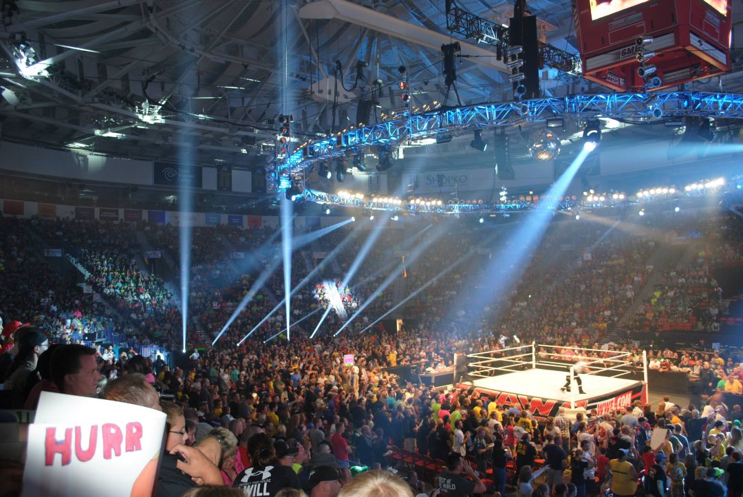 Paul Krueger's album, Ben gets to see WWE Monday Night Raw Live