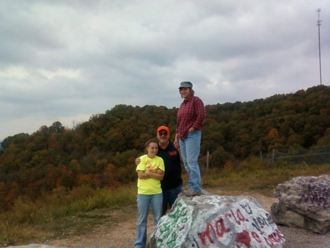Jeff Gaddy's album, Fall outing with Mandi Lee and our sons