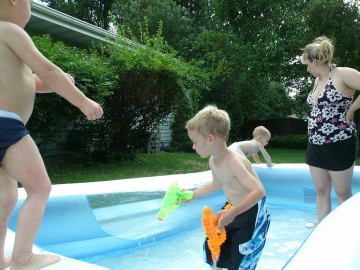 Cecelia Van Over's album, pool time