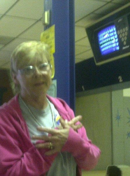 Leslie Robinson's album, Bowling with disciple sisters