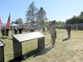 John Rushing's album, the traveling vietnam memorial wall