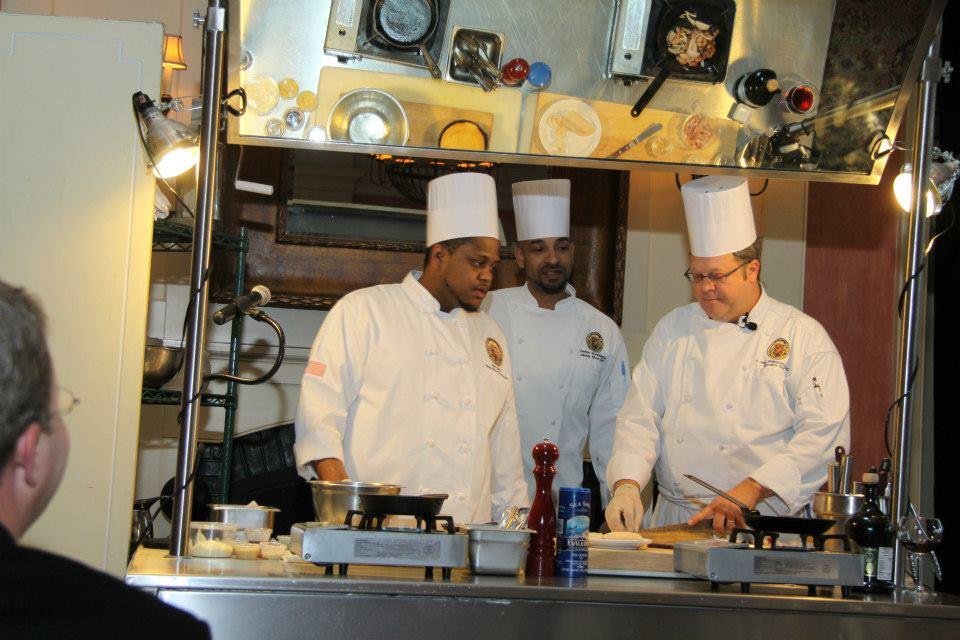 Billy Parrish's album, Game dinner and cooking demonstration