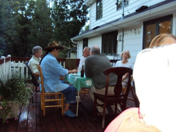 Nancy Hedberg's album, Mykleby reunion pie party