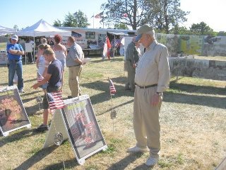 John Rushing's album, the traveling vietnam memorial wall