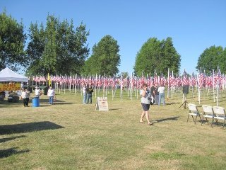 John Rushing's album, the traveling vietnam memorial wall