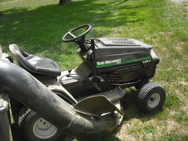 John H Webb's album, John Webb's used lawn mower