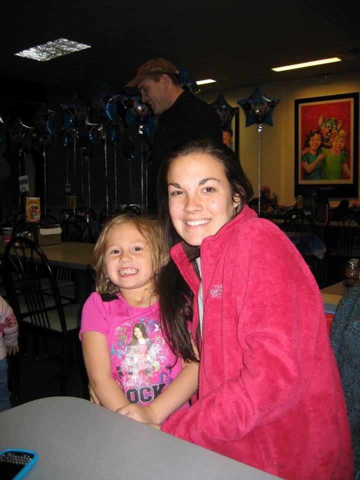 Stephanie Hunt's album, Chuck E Cheese with kids
