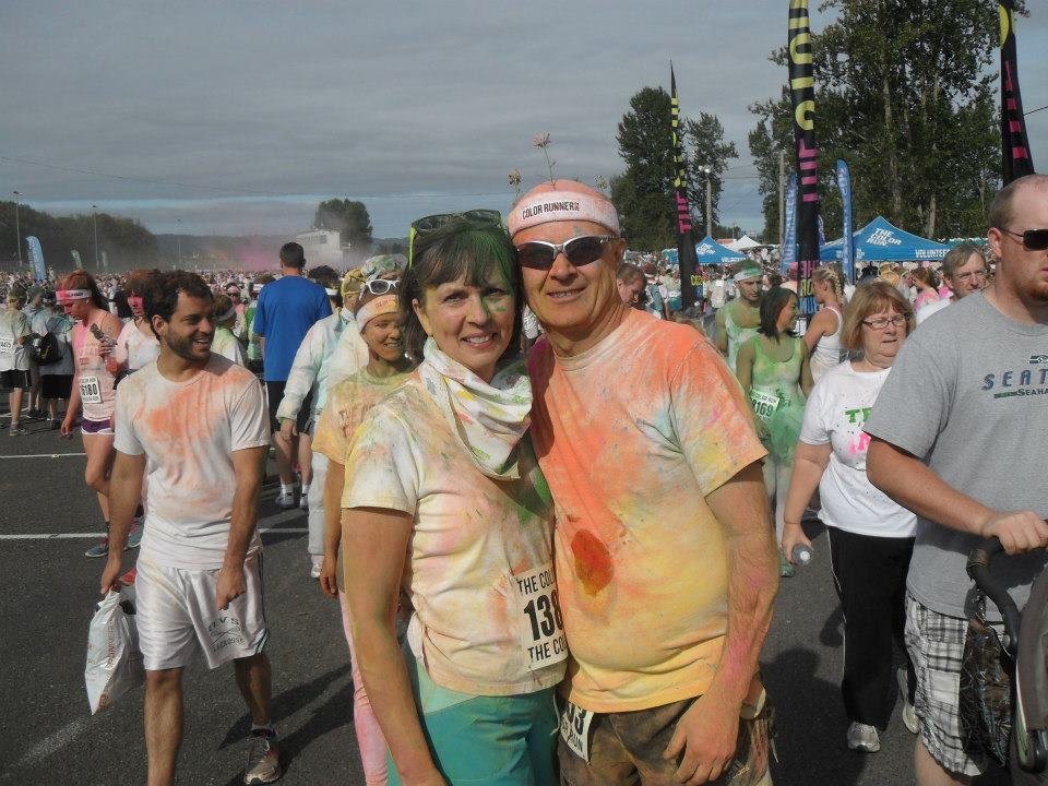 Sandi Conrad's album, Portland Color Run