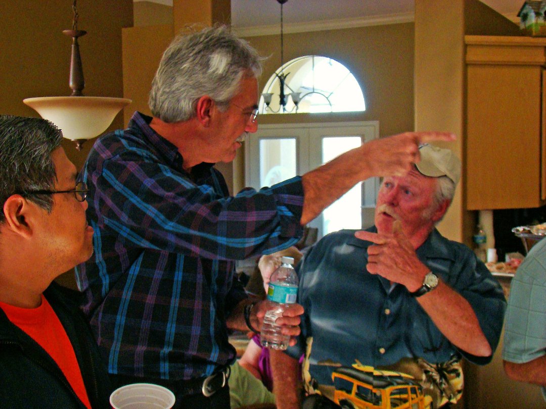 Ron Senger's album, Rich's retirement party