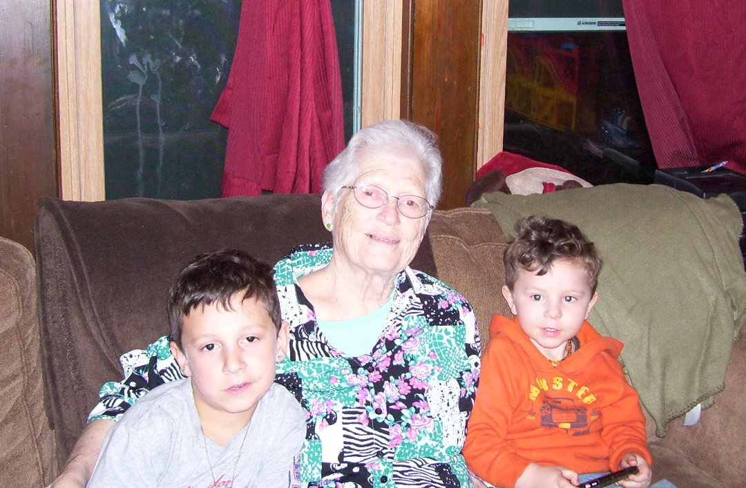 jennifer smirh's album, Gramma Rand and her boys :)