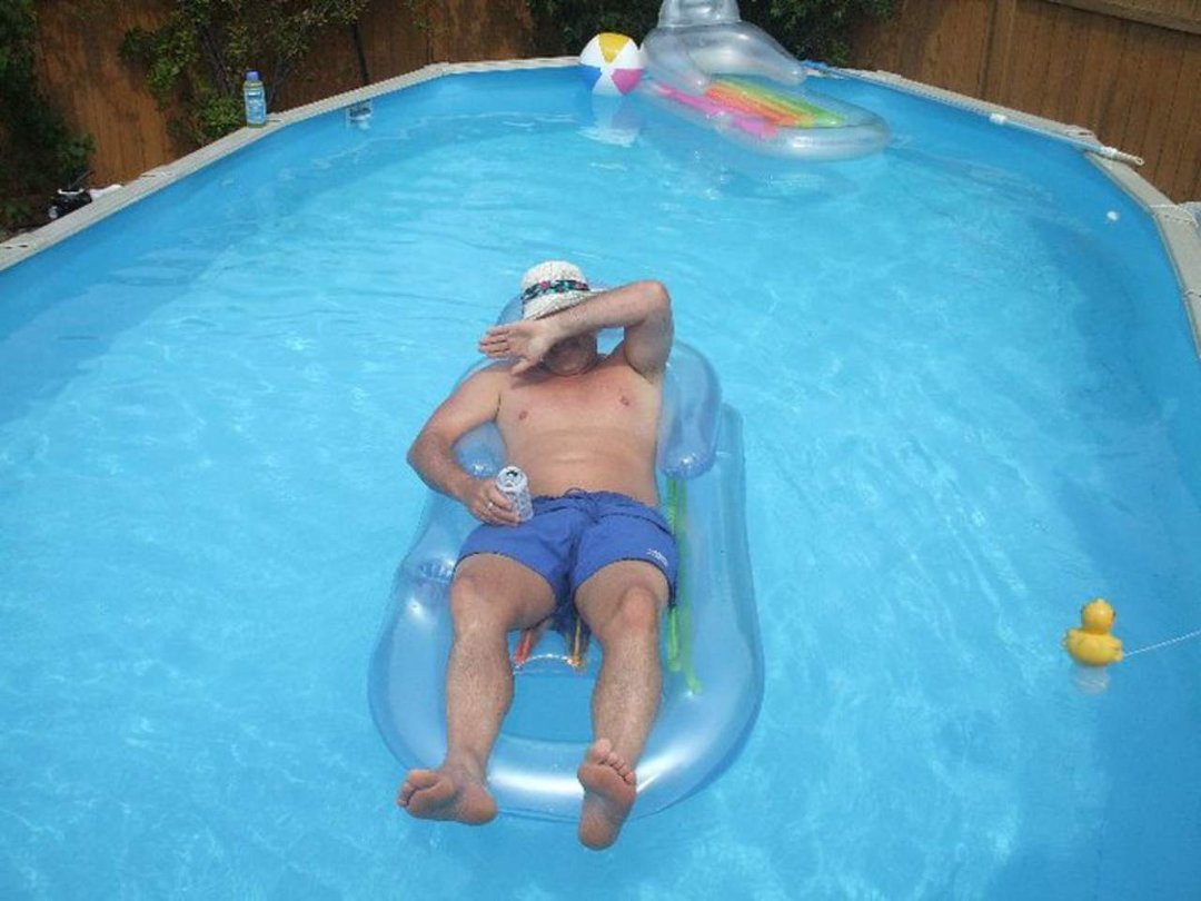 Barbara Shields' album, Aug 2010 Bri chillaxing in the " Okanagan Margeritaville
