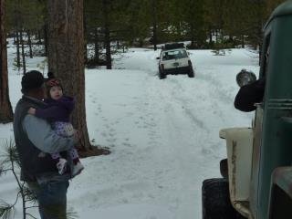 Terry Harper's album, Ellie jeepin' with grandma and grandpa Poland
