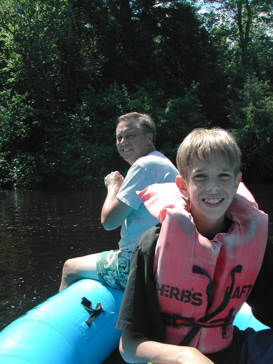 Ray Lang's album, Wolf River, Wisconsin rafting