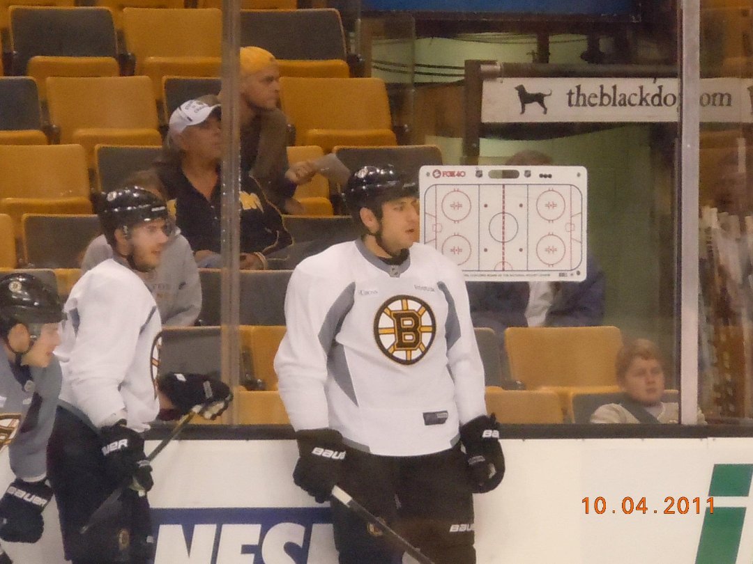 Joseph Grasso's album, October 4, 2011 Bruins Practice and Lottery Ticket Event