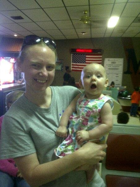 Leslie Robinson's album, Bowling with disciple sisters