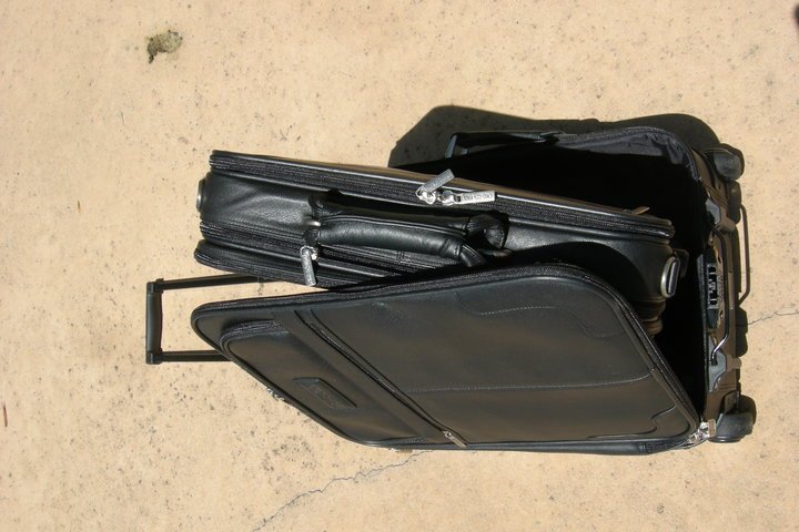 Robert de Almeida's album, ULTIMATE STATUS SYMBOL - BLACK LEATHER LUGGAGE CASE AND ATTACHE