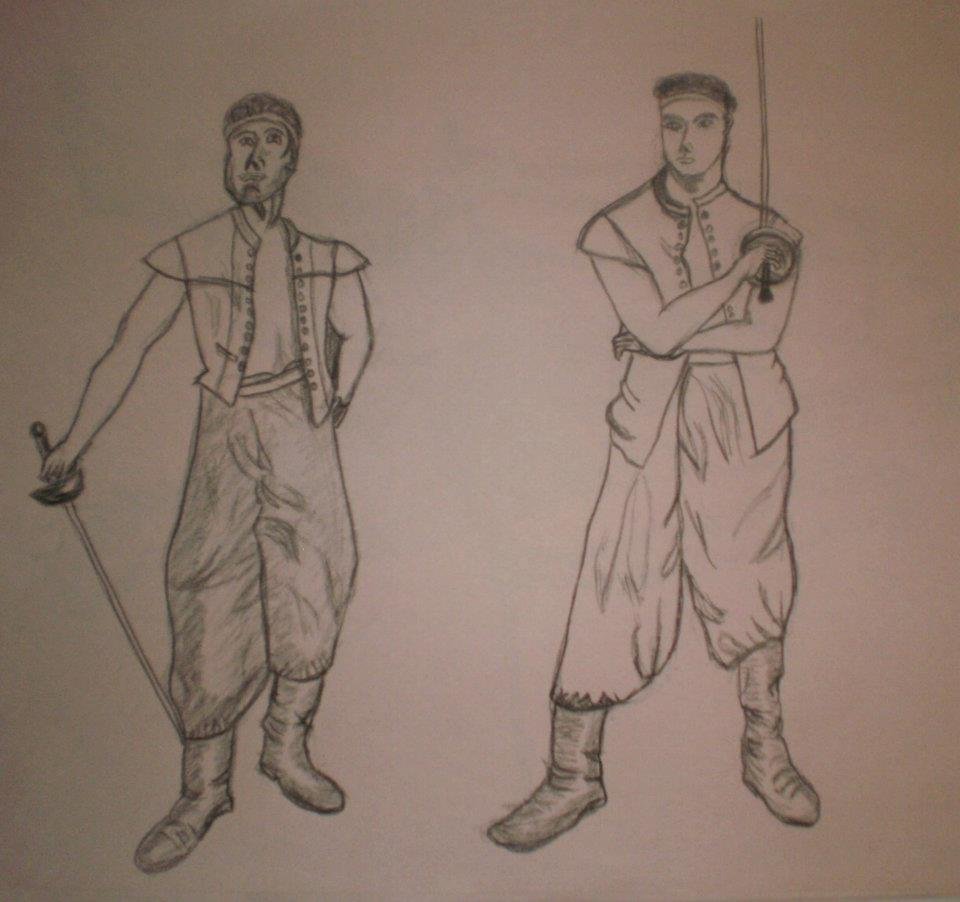 Melvin Allen's album, My school drawings