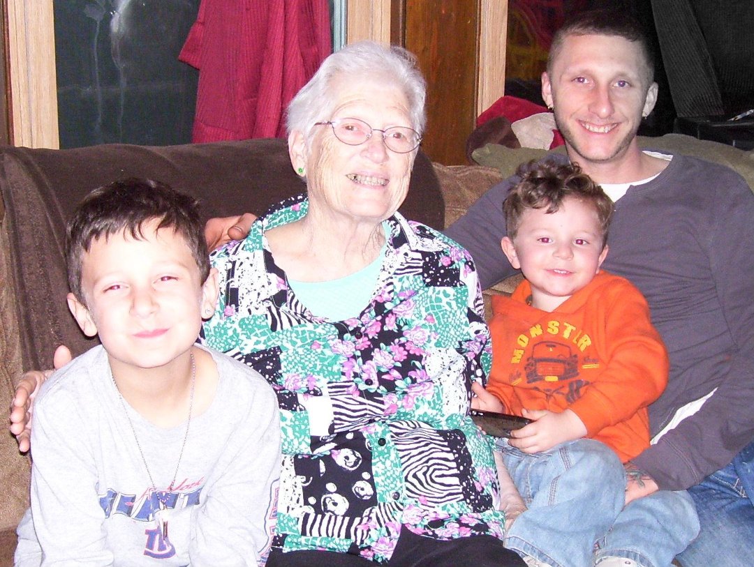 jennifer smirh's album, Gramma Rand and her boys :)