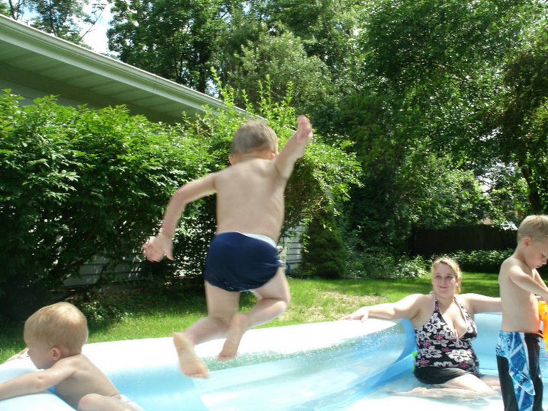 Cecelia Van Over's album, pool time